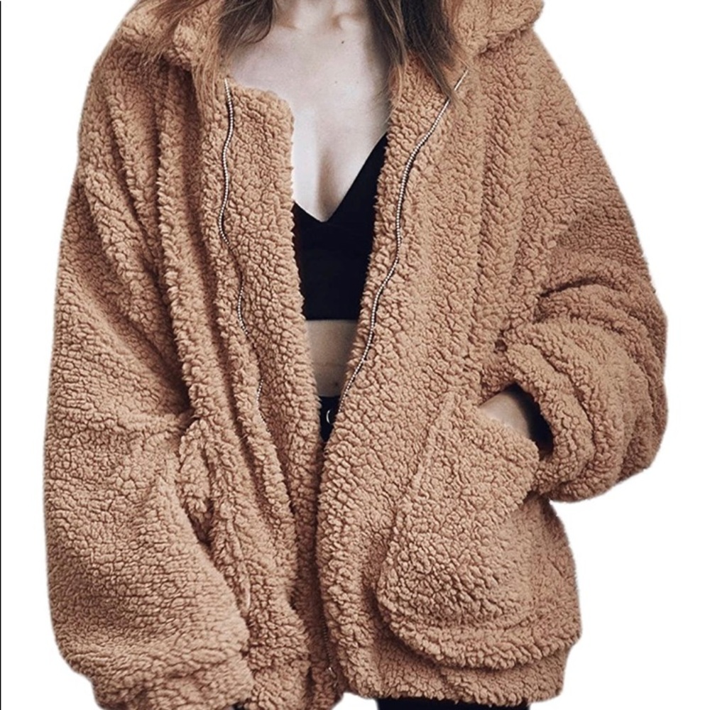 Camel Teddy Jacket